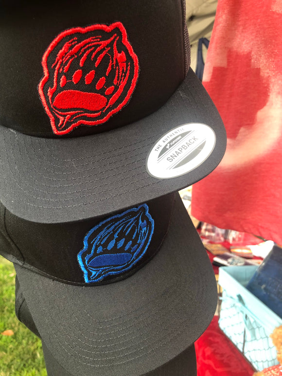 Embroidered Hats Bear Paw