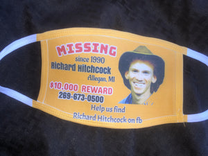 Richard Hitchcock Missing Person Face Covering