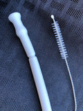 Silicone Straw with Cleaner and Capsule